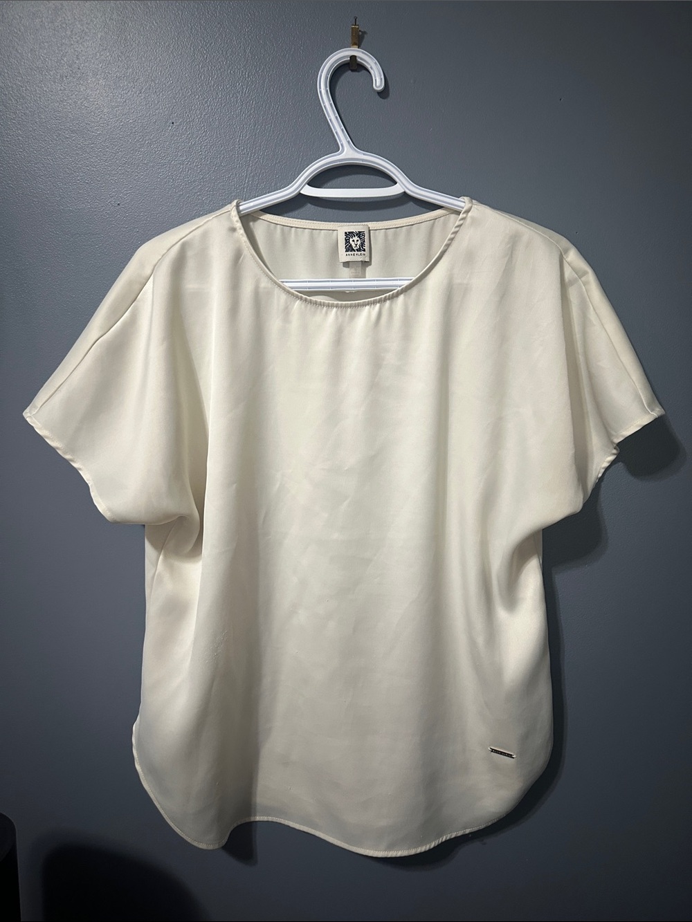 Anne Klein Silky Cream Top